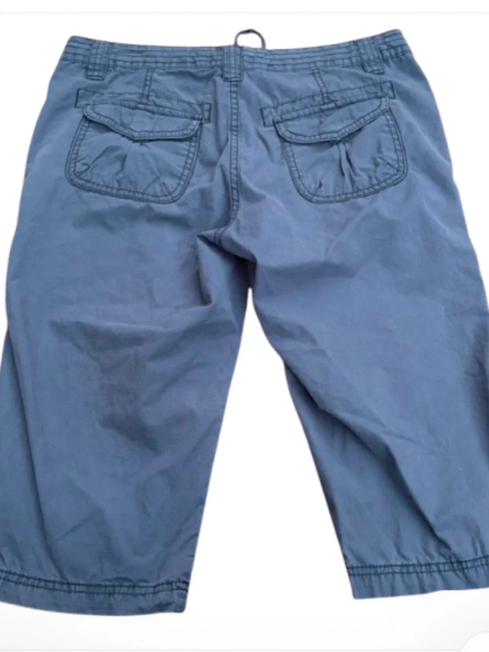 Aéropostale Y2K Blue Capri Low Rise Bottoms Pants 100% Cotton Women’s 7/8 Fits 6